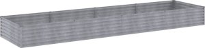 vidaXL Podwyższona donica, 387x100x36 cm, stal kortenowska 3
