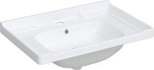 Umywalka vidaXL Umywalka, biała, 71x48x23 cm, prostokątna, ceramiczna 2
