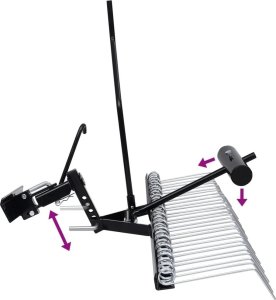 vidaXL Wertykulator do kosiarki samojezdnej, 109 cm 5
