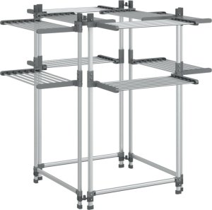 Suszarka na pranie vidaXL Suszarka na pranie, 107x107x120 cm, aluminium 2