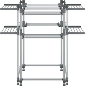 Suszarka na pranie vidaXL Suszarka na pranie, 107x107x120 cm, aluminium 4