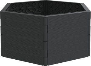 vidaXL Donica ogrodowa, antracytowa, PP 2