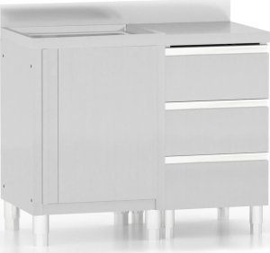 vidaXL Szafki gastronomiczne, 2 szt., stal nierdzewna 2