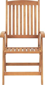 Beliani Zestaw mebli balkonowych drewno akacjowe z poduszkami czerwonymi JAVA 3