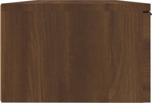 vidaXL Szafki wiszące, 2 szt., brązowy dąb, 68x30x20 cm 9