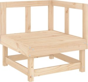 vidaXL 4 częściowy zestaw mebli ogrodowych, drewno sosnowe 3