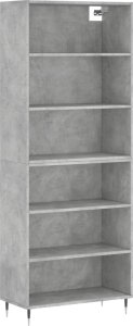 vidaXL Regał, szarość betonu, 69,5x32,5x180 cm 2