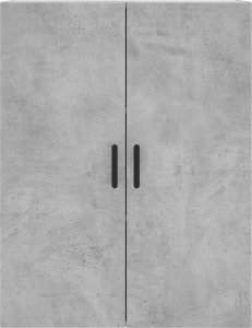 vidaXL Witrynka, szarość betonu 69,5x34x180 cm materiał drewnopochodny 6