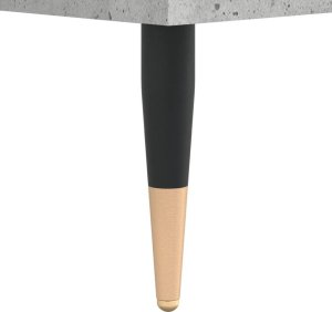 vidaXL Witrynka, szarość betonu 69,5x34x180 cm materiał drewnopochodny 10