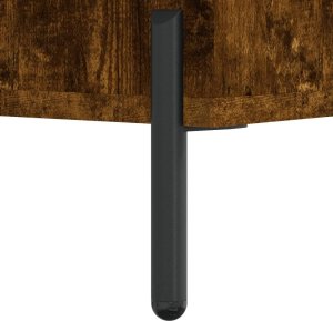 vidaXL Witrynka przydymiony dąb 69,5x34x180 cm materiał drewnopochodny 11