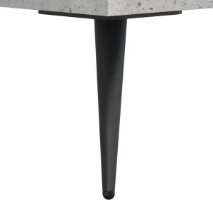 vidaXL Witrynka szarość betonu 69,5x34x180 cm 12