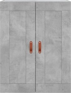 vidaXL Witrynka szarość betonu 69,5x34x180 cm 6
