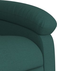 vidaXL Podnoszony fotel masujący, elektryczny, rozkładany, zielony 11