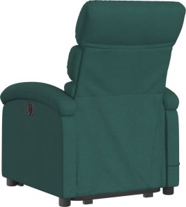 vidaXL Podnoszony fotel masujący, elektryczny, rozkładany, zielony 4