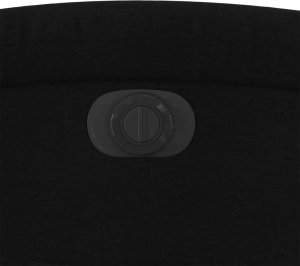 vidaXL Elektryczny fotel rozkładany, czarny, obity tkaniną 12