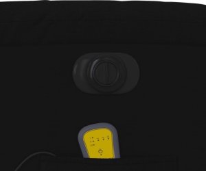 vidaXL Podnoszony fotel masujący, elektryczny, rozkładany, czarny 12