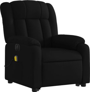 vidaXL Podnoszony fotel masujący, elektryczny, rozkładany, czarny 3