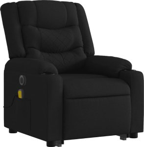 vidaXL Podnoszony fotel masujący, elektryczny, rozkładany, czarny 4