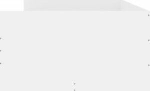 vidaXL Rama łóżka z szufladami, biała, 100x200 cm 7