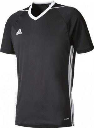 Adidas Koszulka piłkarska męska Tiro 17 czarno-biała r. L (BK5437) 1