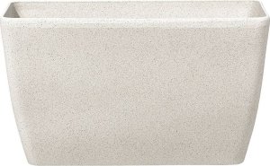 Beliani Zestaw 2 doniczek 74 x 32 x 45 cm beżowy BARIS 3