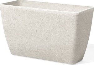 Beliani Zestaw 2 doniczek 74 x 32 x 45 cm beżowy BARIS 4