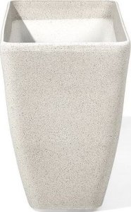 Beliani Zestaw 2 doniczek 74 x 32 x 45 cm beżowy BARIS 5