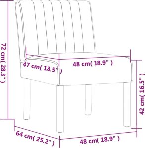 vidaXL Fotel, ciemnoszary, obity aksamitem 8