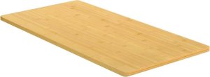 vidaXL Blat do stołu, 50x100x1,5 cm, bambusowy 2