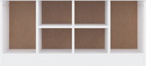 vidaXL Ławka ze schowkiem na buty ALTA, biała, 100x35x45 cm, sosna 3