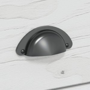 vidaXL Stolik konsolowy BODO, biały, 90x34,5x73 cm, drewno sosnowe 7
