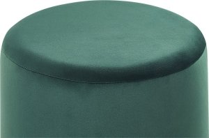 Beliani Puf welurowy 39 cm ciemnozielony SOPHIA 3