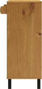 vidaXL Stolik barowy FLAM, 92x45x110 cm, lite drewno sosnowe 6