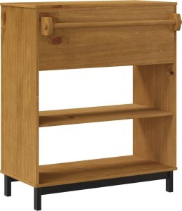 vidaXL Stolik barowy FLAM, 92x45x110 cm, lite drewno sosnowe 7