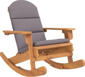 vidaXL Fotel bujany Adirondack z poduszkami, lite drewno akacjowe 2