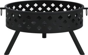 Palenisko ogrodowe vidaXL Palenisko z pogrzebaczem, 58 cm, XXL, stal 4