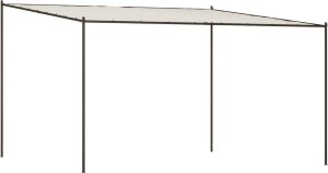 vidaXL Altana, biała, 4x4 m, 180 g/m, tkanina i stal 2