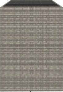 vidaXL Stolik barowy ze szklanym blatem, szary, 185x80x110 cm 4