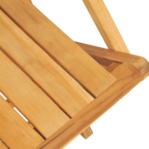 vidaXL Składane krzesła ogrodowe, 2 szt., 55x61x90 cm, drewno tekowe 7