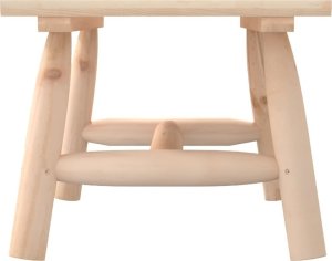 vidaXL Stolik kawowy, 90x50x41 cm, lite drewno świerkowe 4