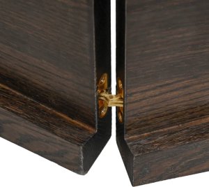 vidaXL Półka, ciemnoszara, 220x60x4 cm, wykończone drewno dębowe 3