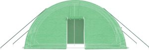 vidaXL Szklarnia ze stalową ramą, zielona, 12 m, 6x2x2,85 m 4