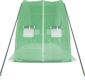 vidaXL Szklarnia ze stalową ramą, zielona, 12 m, 6x2x2,85 m 5