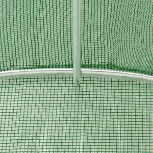 vidaXL Szklarnia ze stalową ramą, zielona, 12 m, 6x2x2,85 m 9