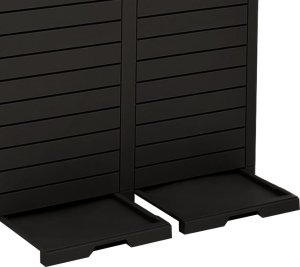 Skrzynia ogrodowa vidaXL Zewnętrzny kosz na śmieci, czarny, 78x41x86 cm, polipropylen 8