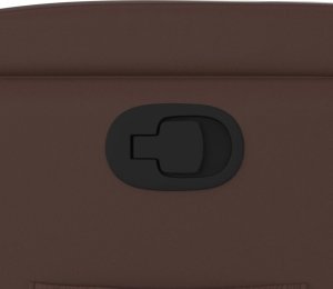 vidaXL Fotel rozkładany, brązowy, sztuczna skóra 9