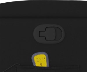 vidaXL Rozkładany fotel masujący, czarny, sztuczna skóra 10