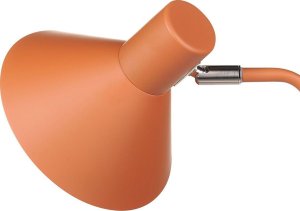 Lampka biurkowa Beliani Lampa biurkowa regulowana metalowa pomarańczowa RIMAVA 5