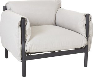 Beliani Fotel ogrodowy jasnoszary ESPERIA 2