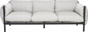 Beliani Zestaw ogrodowy sofa 3-osobowa z fotelami jasnoszary ESPERIA 8